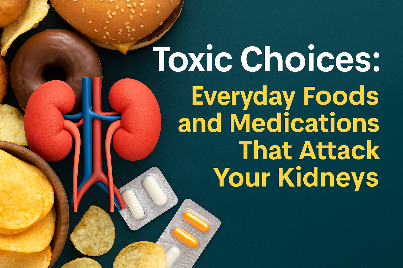 Toxic Choices: Everyday Foods and Medications That Attack Your Kidneys