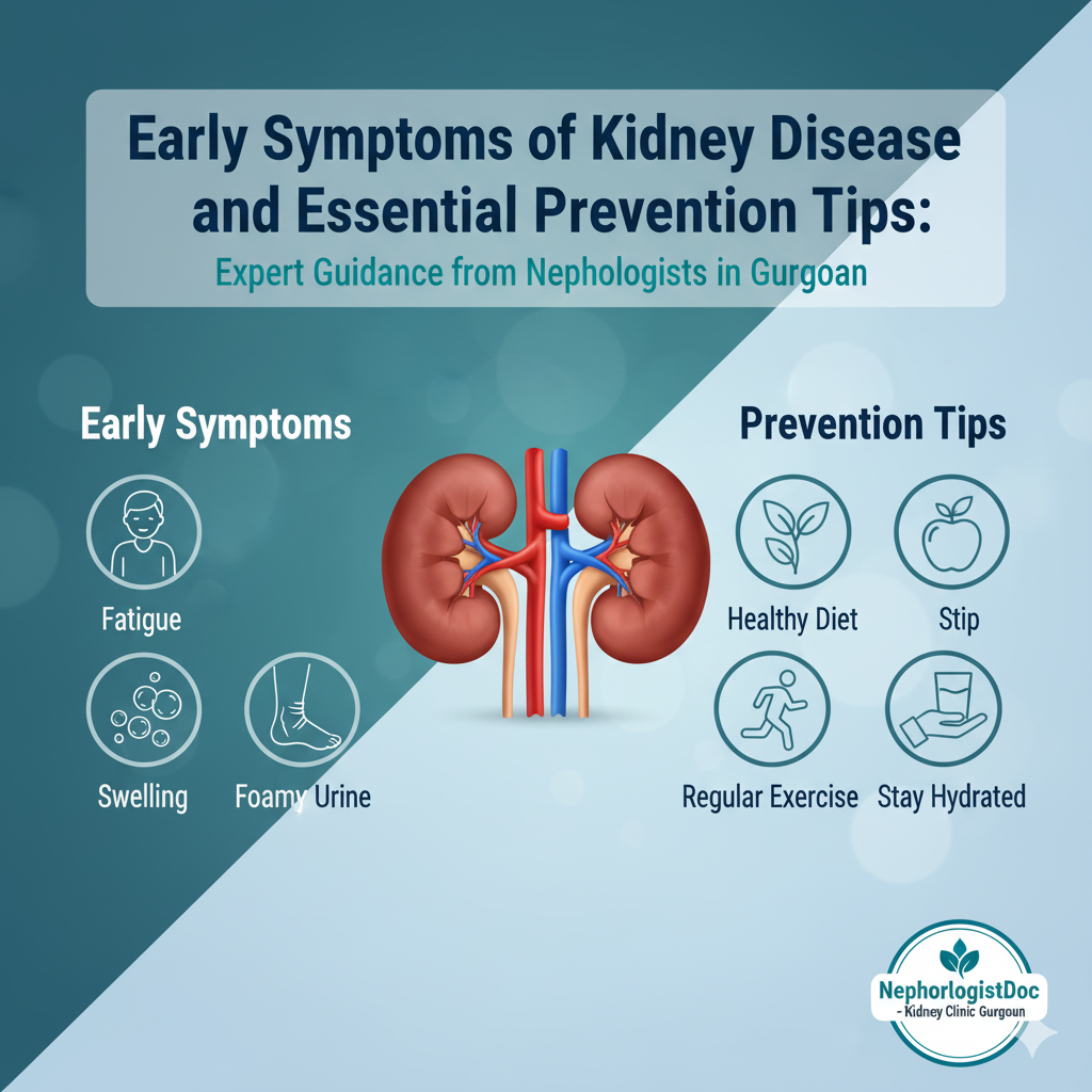 Early Symptoms of Kidney Disease and Essential Prevention Tips: Expert Guidance from Nephrologists in Gurgaon