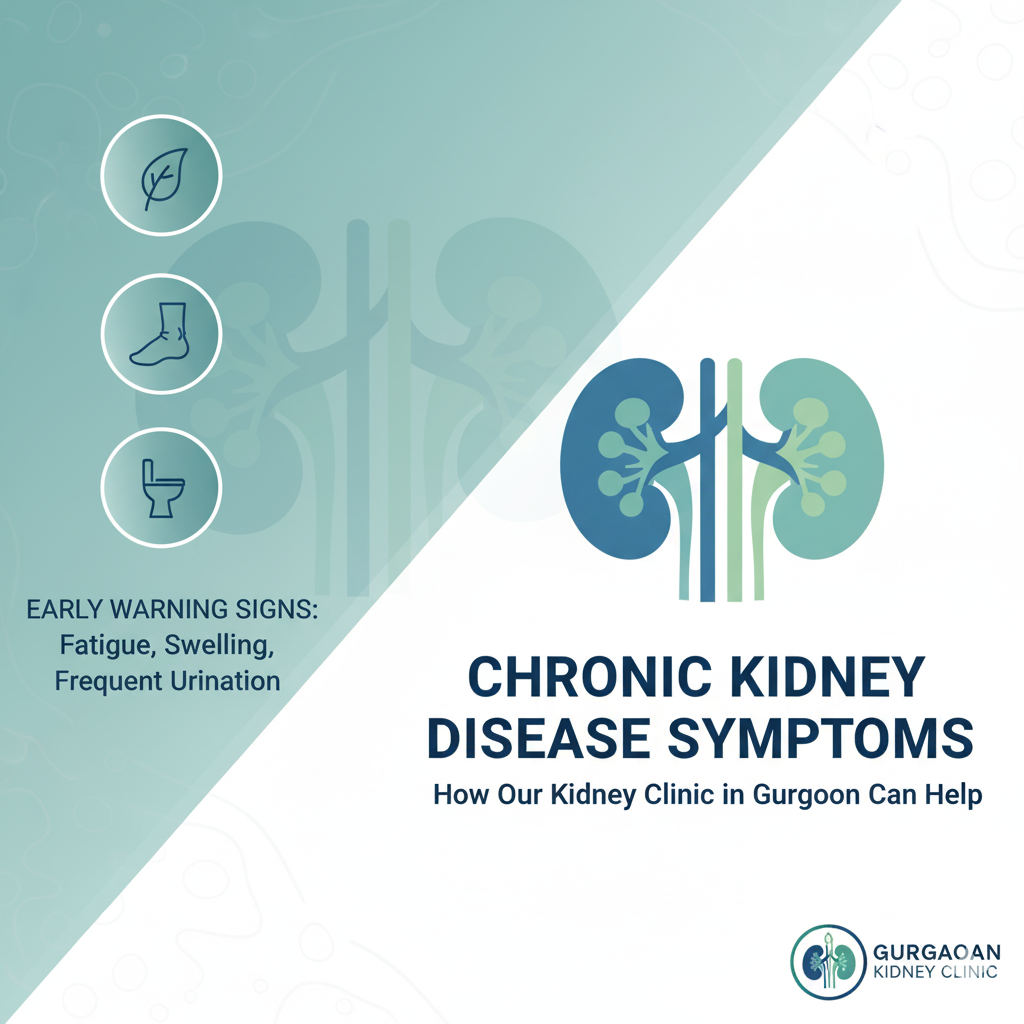 Chronic Kidney Disease Symptoms: Early Warning Signs and How Our Kidney Clinic in Gurgaon Can Help