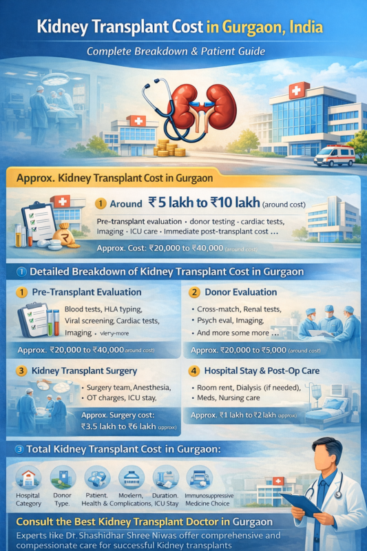 Kidney Transplant Cost in Gurgaon